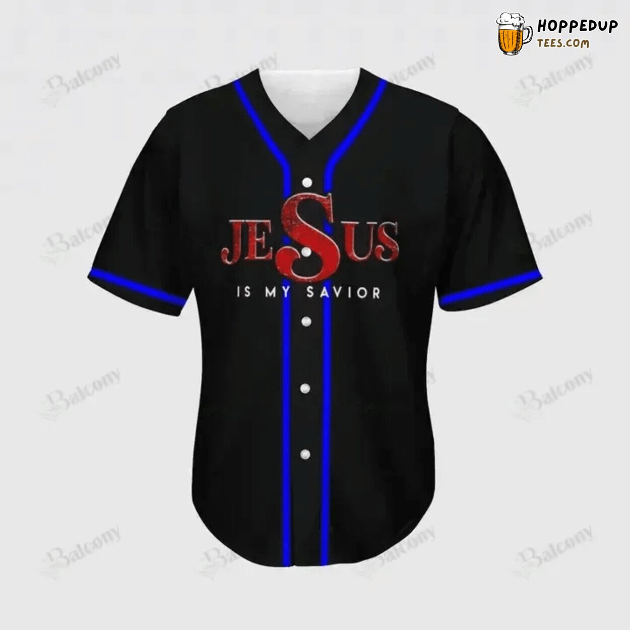 My Savior Jesus Christ Central Baseball Jersey Spiritual Salvation Gear
