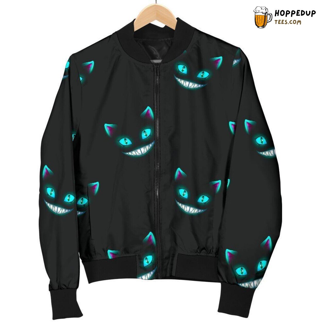 Mysterious Black Cat Design Men’s Bomber Jacket Distinct Pattern Tribute Mysterious Black Cat Design Men’s Bomber Jacket Distinct Pattern Tribute