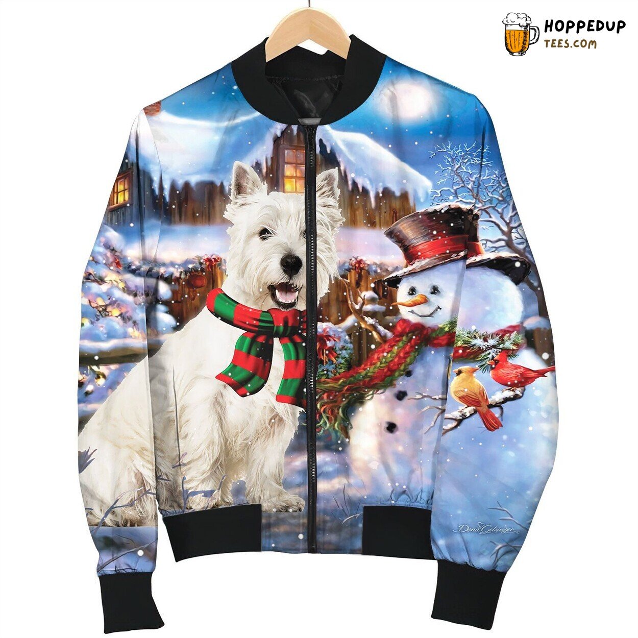 Mysterious Black Cat Prowl Bomber Jackets Winter Night Watcher