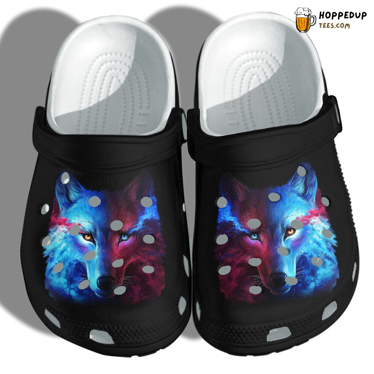 Mystery Wolf Fantasy Cool Wolf Lover Themed Crocbland Clog Birthday Gifts