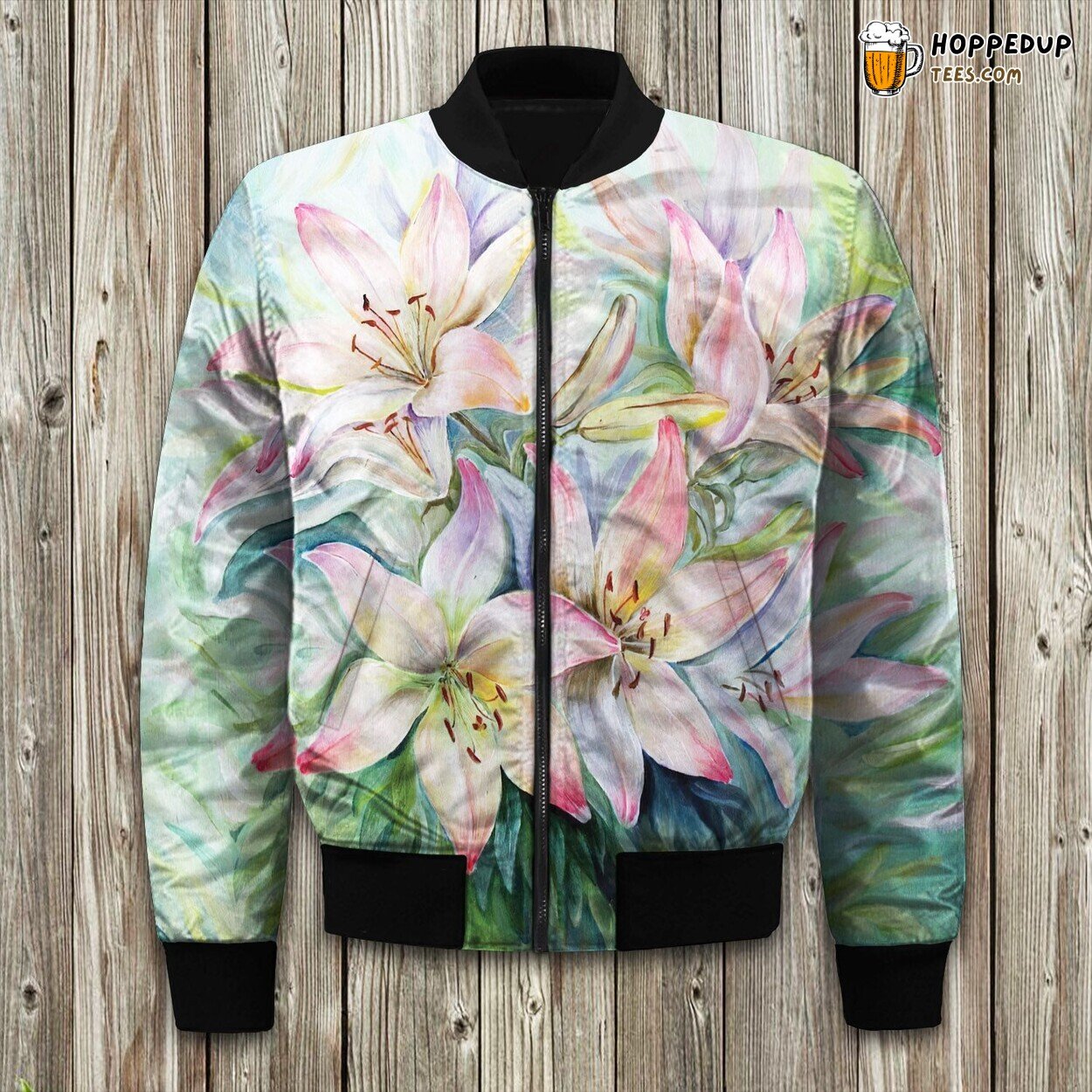 Mystical Narwhal Sea Unicorn Winter Bomber Jacket Designer Series