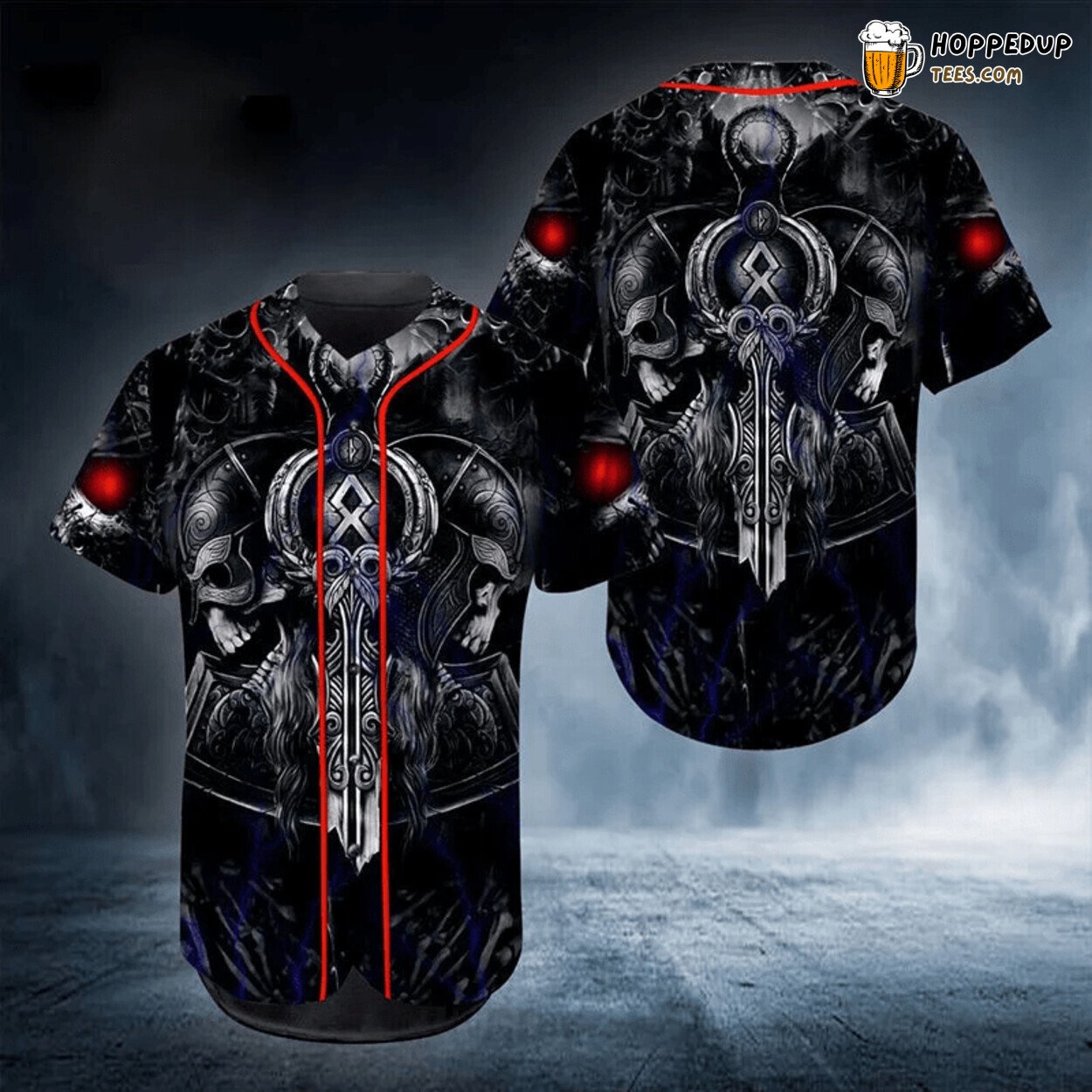 Mythical Ghost Viking 3D Printed Baseball Jersey Shirt Warrior Mythical Ghost Viking 3D Printed Baseball Jersey Shirt Warrior