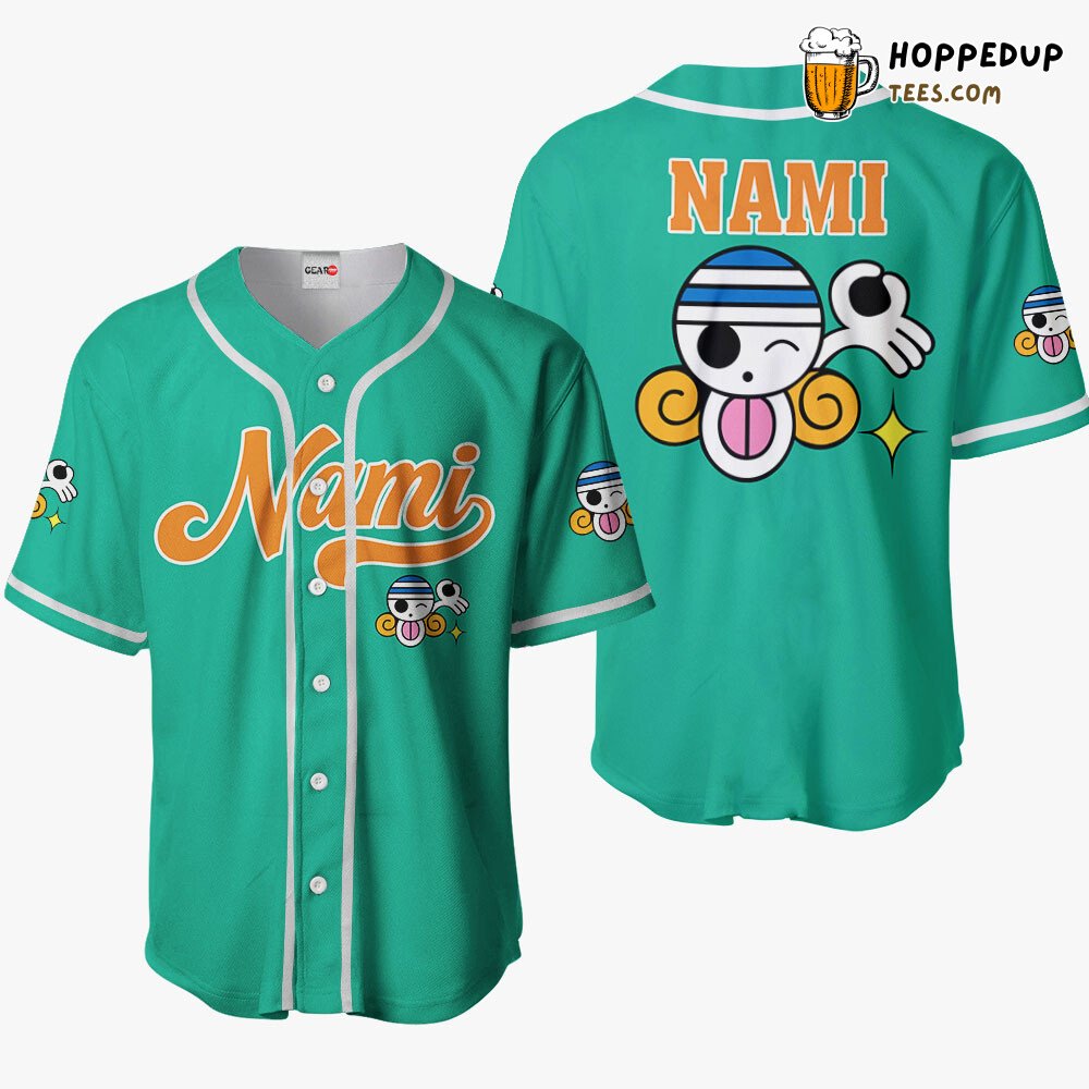 Nami Emblem Distinctive Design Unique Collection Baseball Jersey Edition Nami Emblem Distinctive Design Unique Collection Baseball Jersey Edition