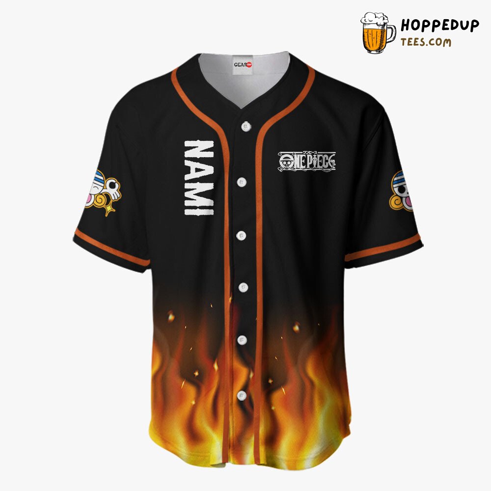Nami Unique OP Anime Design Distinctive Baseball Jersey Collection Style