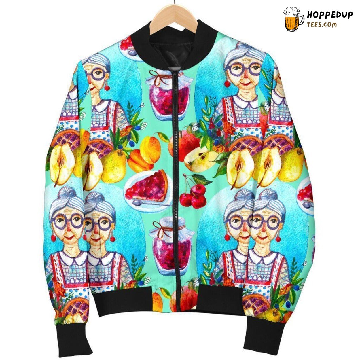 Nana Grandmother Essence Men’s Bomber Jacket Distinct Pattern Design Tribute Nana Grandmother Essence Men’s Bomber Jacket Distinct Pattern Design Tribute