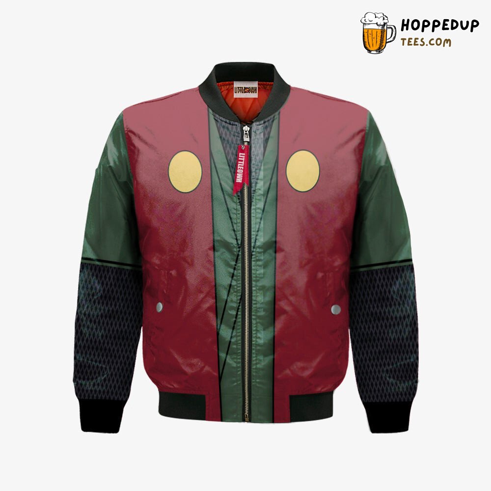Naruto Bomber Jacket Design Inspired by Jiraiya Custom Cosplay Look