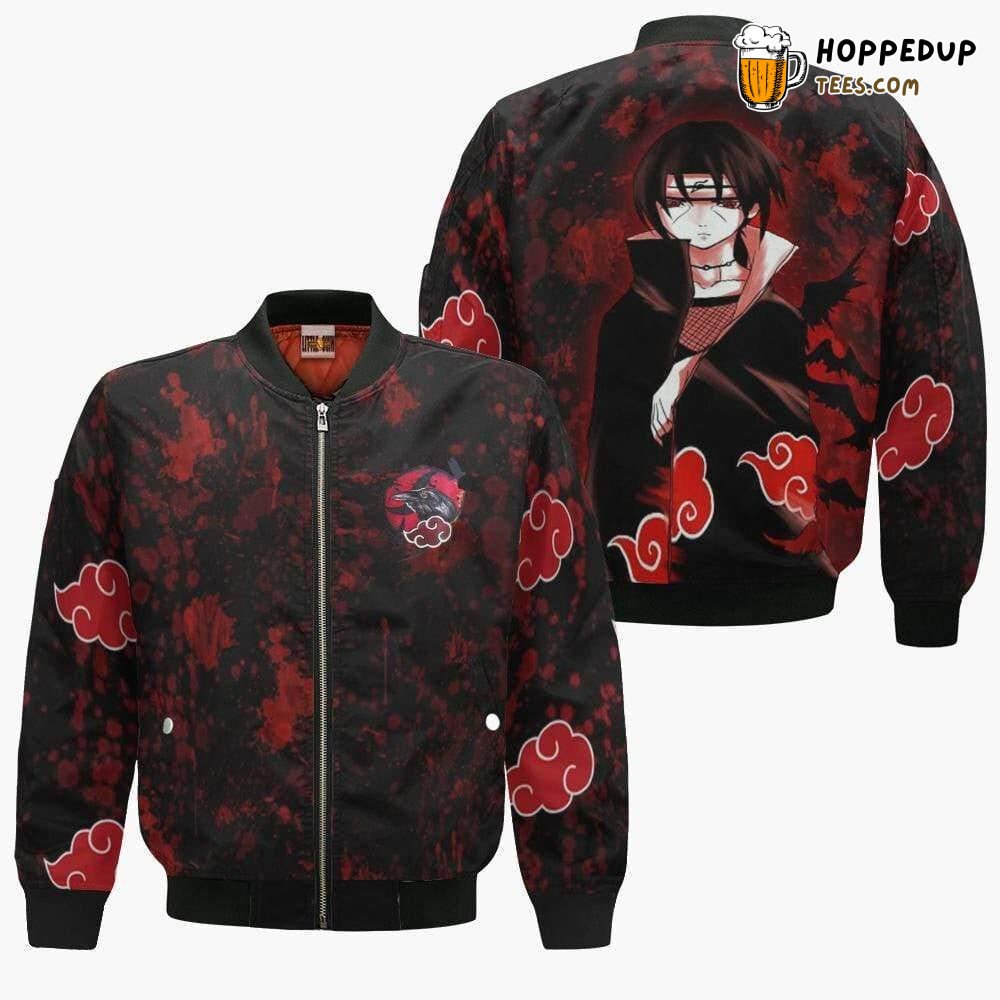 Naruto Itachi Inspired Exclusive Anime Bomber Jacket Look