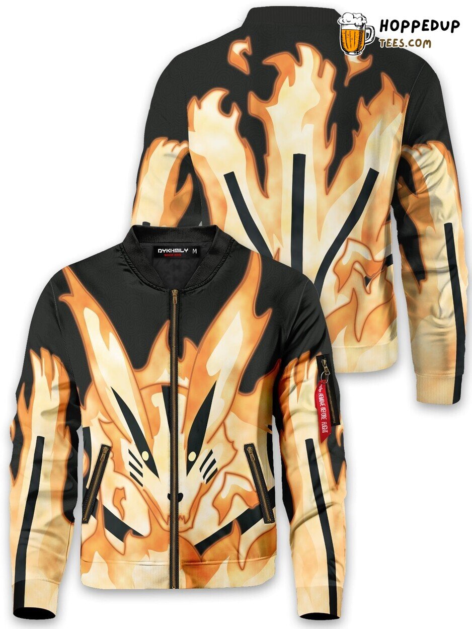 Naruto Monster Inspired Bomber Jacket Unique Stylish Design Look