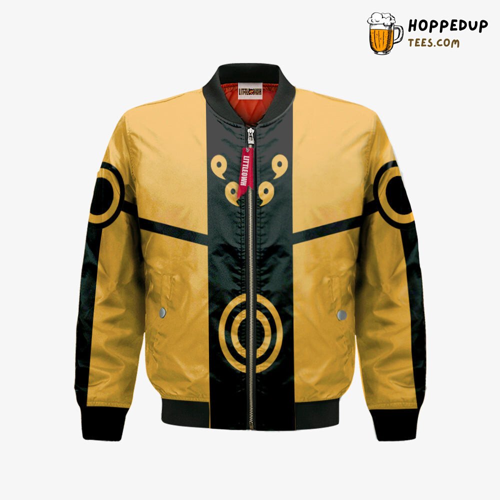 Naruto Nine Tails Inspired Exclusive Bomber Jacket Cosplay Collection