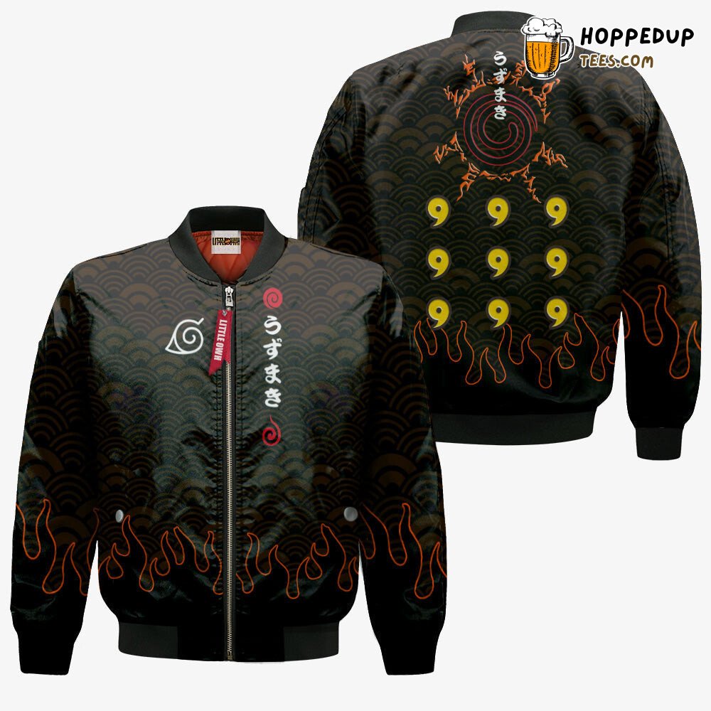Naruto Six Paths Inspired Custom Bomber Jacket Cosplay Collection
