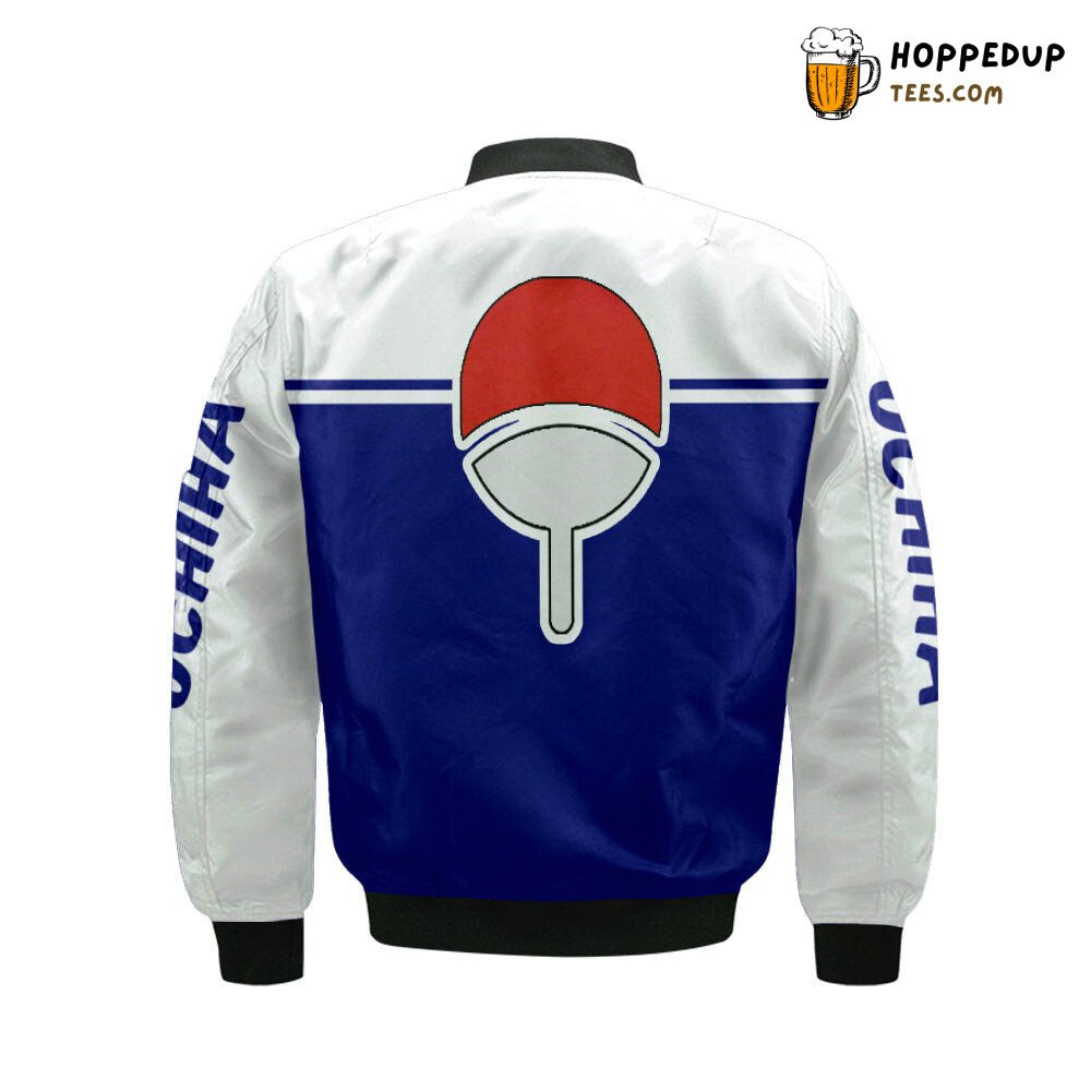 Naruto Uchiha Clan Signature Bomber Jacket Unique Limited Collection