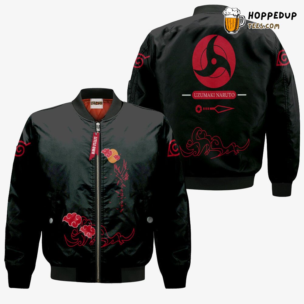 Naruto Uzumaki Inspired Sharingan Unique Bomber Jacket Collection