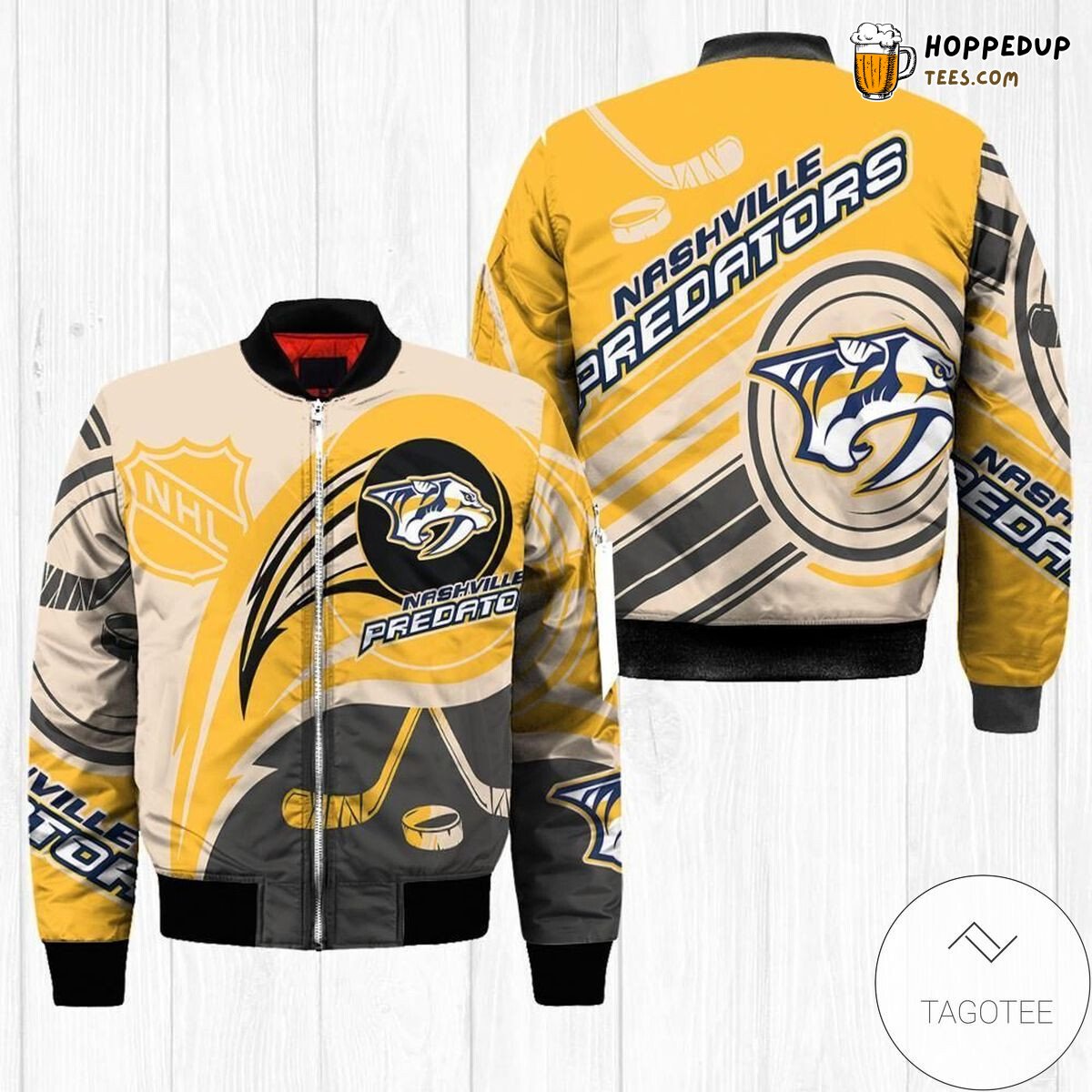 Nashville Predators NHL Pro Team Bomber Jacket Exclusive Edition