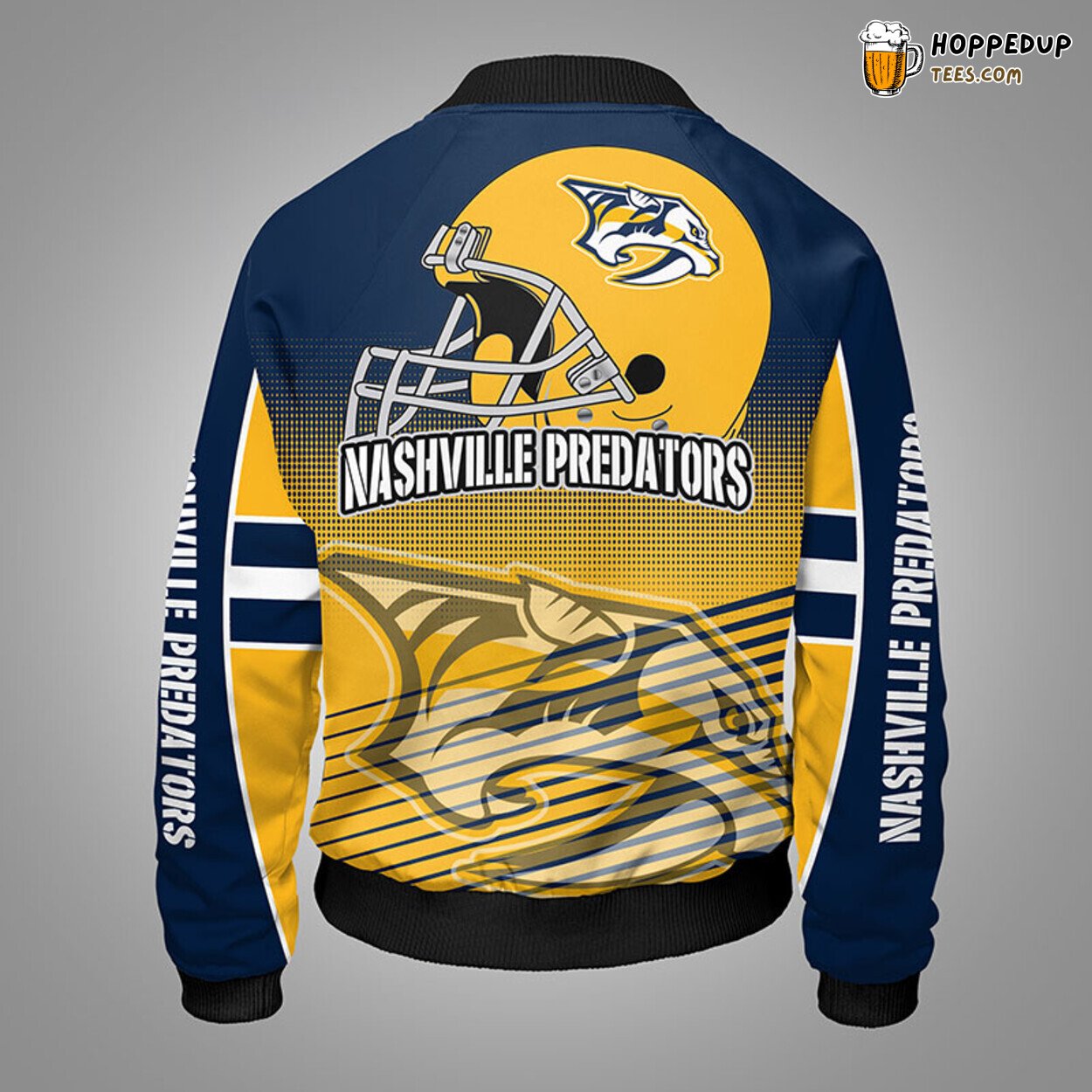 Nashville Predators NHL Yellow Unisex Unique Bomber Jacket Stylish Design