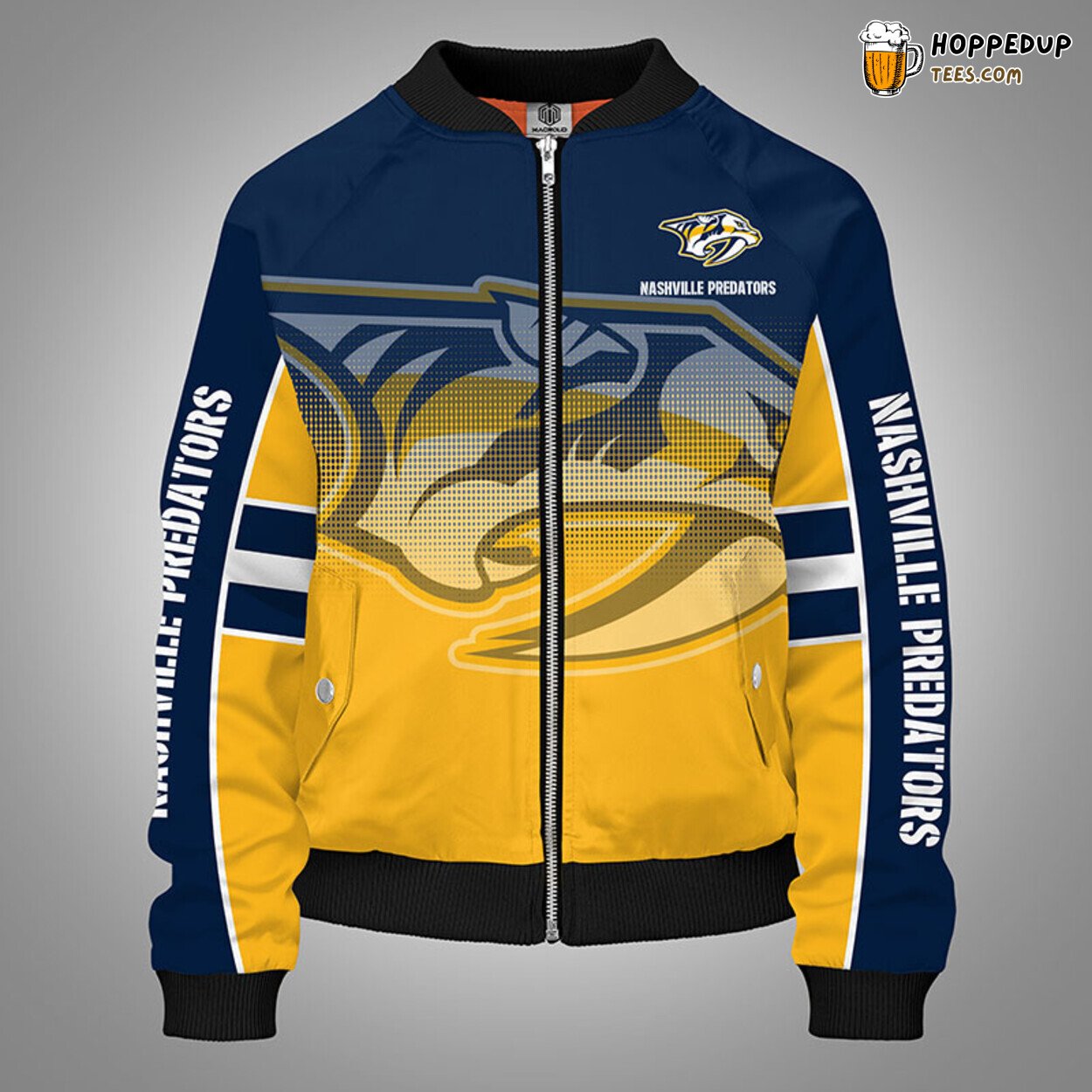 Nashville Predators NHL Yellow Unisex Unique Bomber Jacket Stylish Design