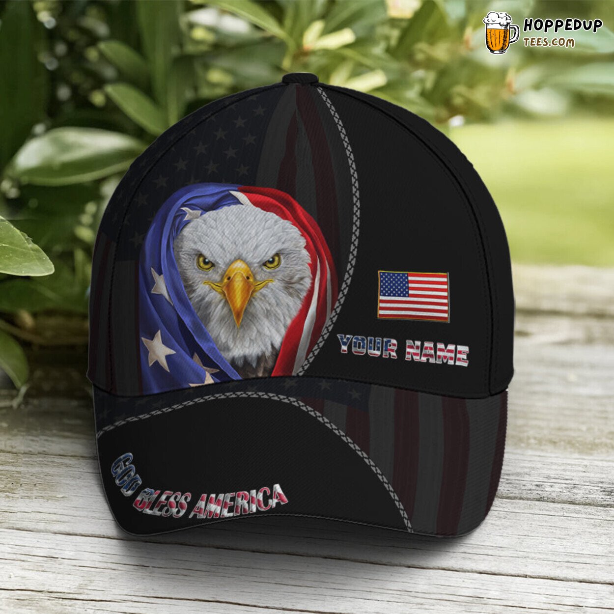 National Pride Bless America Eagle Flag Unique Baseball Cap Design National Pride Bless America Eagle Flag Unique Baseball Cap Design