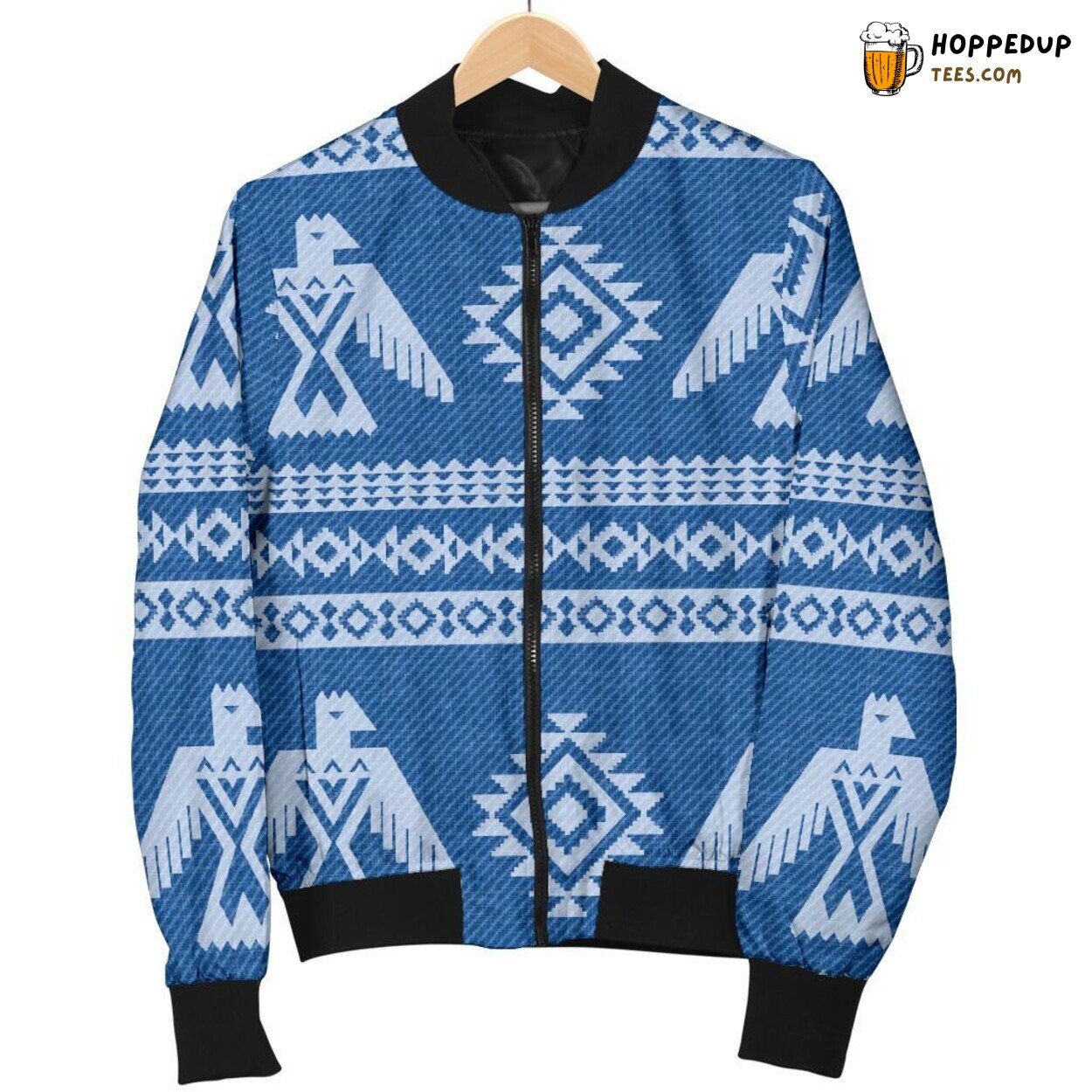 Native American Eagle Tribute Men’s Bomber Jacket Distinct Pattern Display Native American Eagle Tribute Men’s Bomber Jacket Distinct Pattern Display