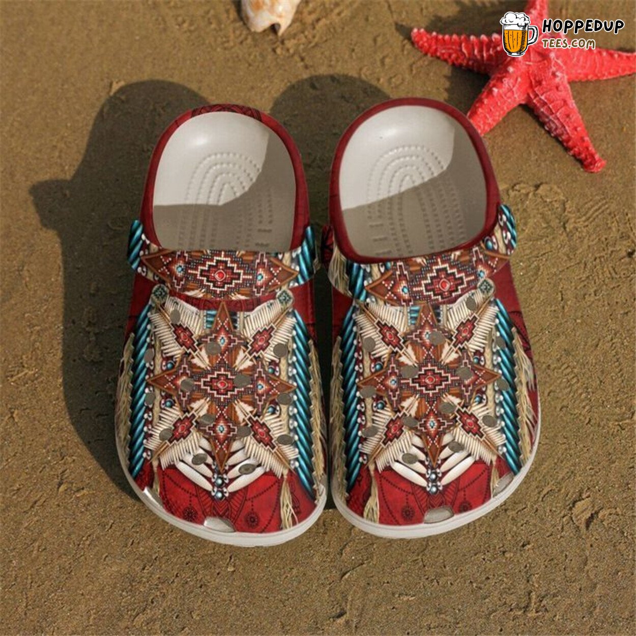 Native American Inspired Artistic Classic Clogs Unique and Comfortable Shoes