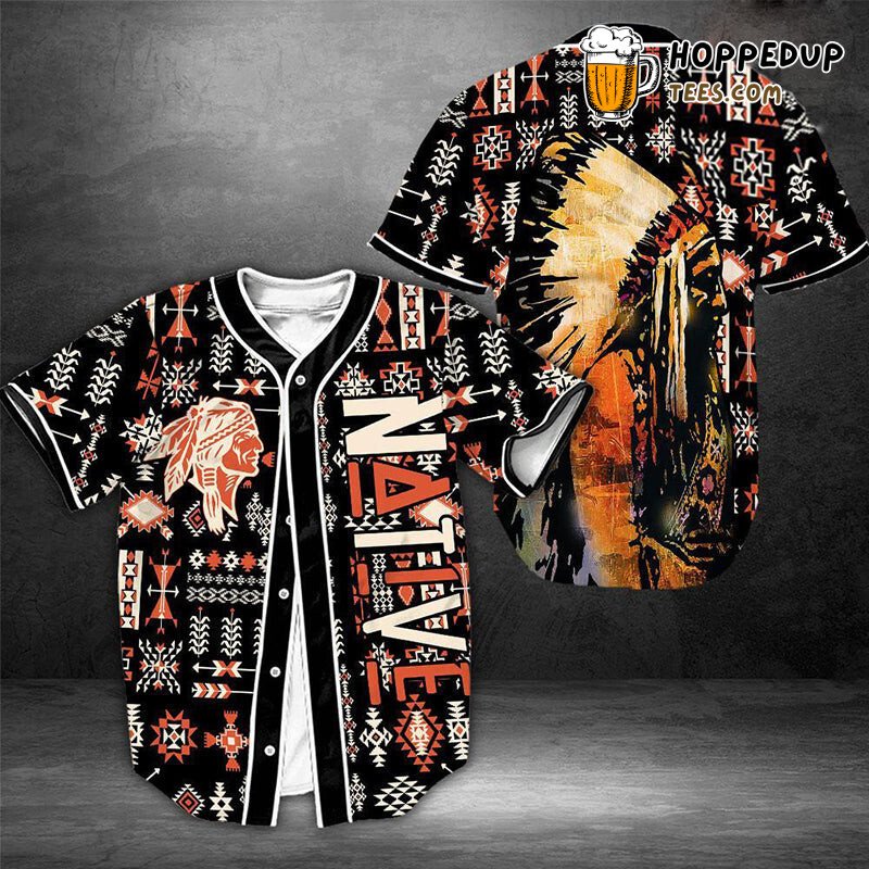 Native American Souls Baseball Tee Jersey Shirts 3D