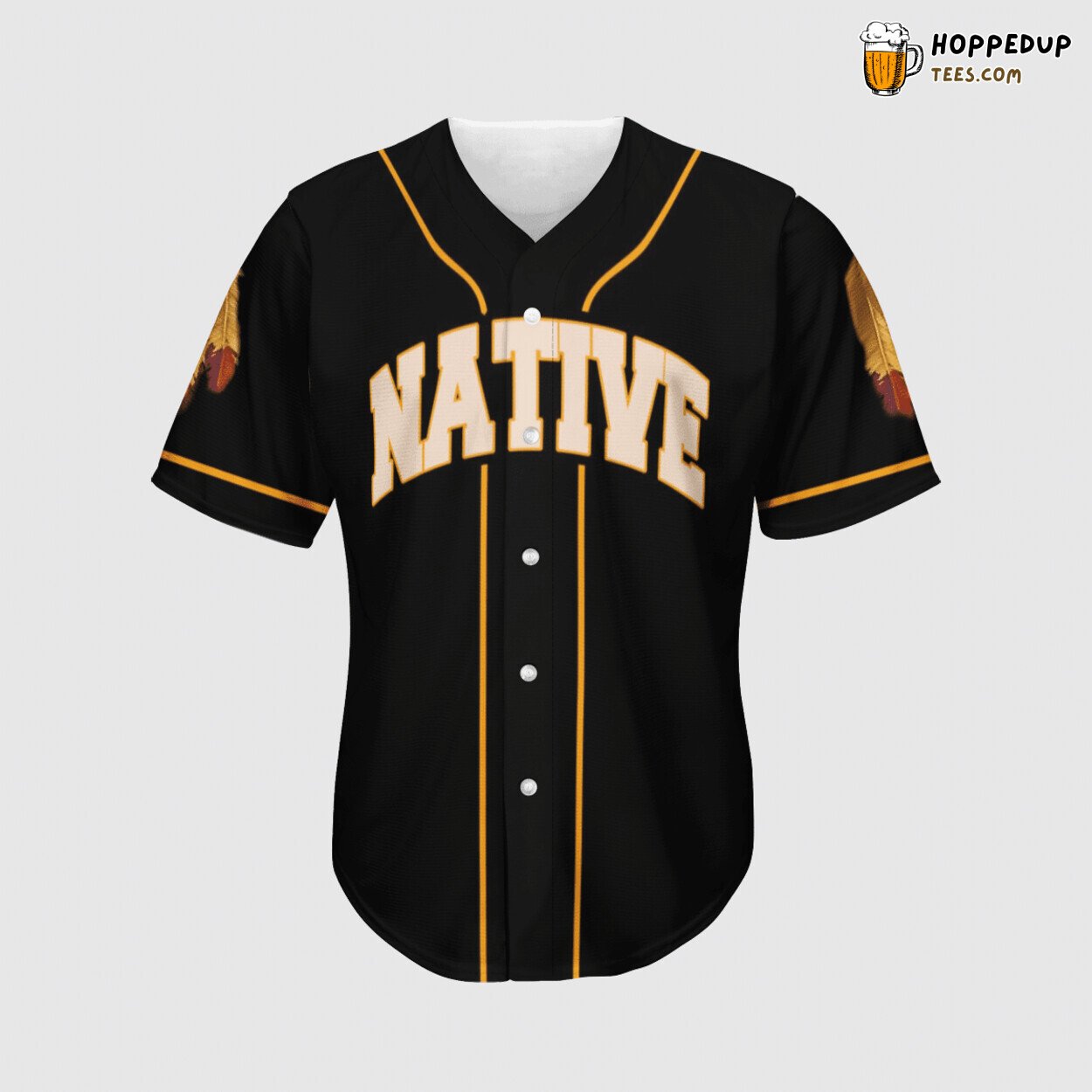 Native Hippie Bohemian Art 3D Printed Baseball Jersey Peaceful