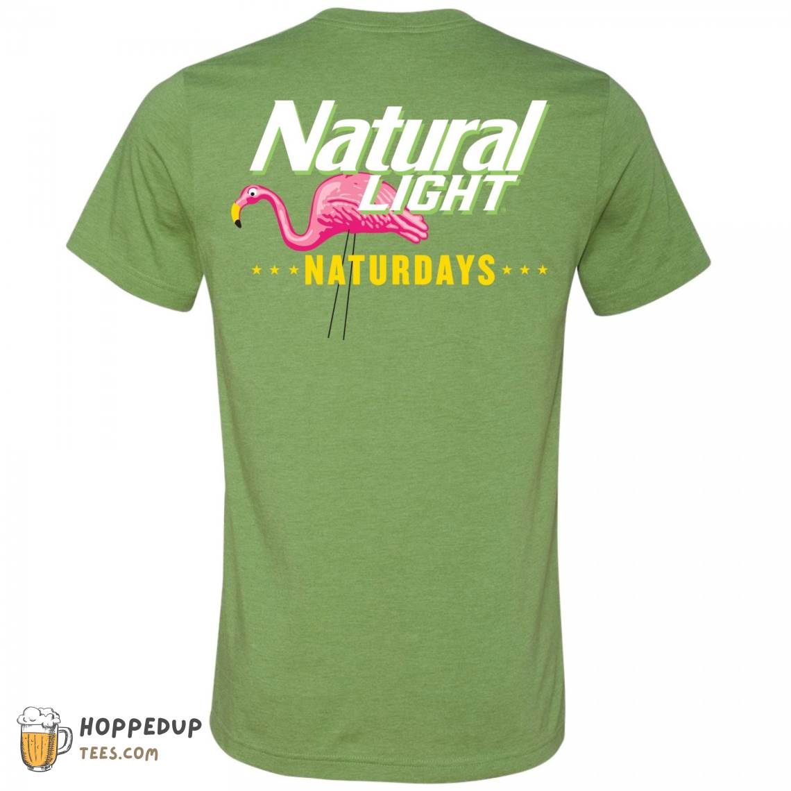 Natrual Light Naturdays Pineapple Green Colorway Tshirt