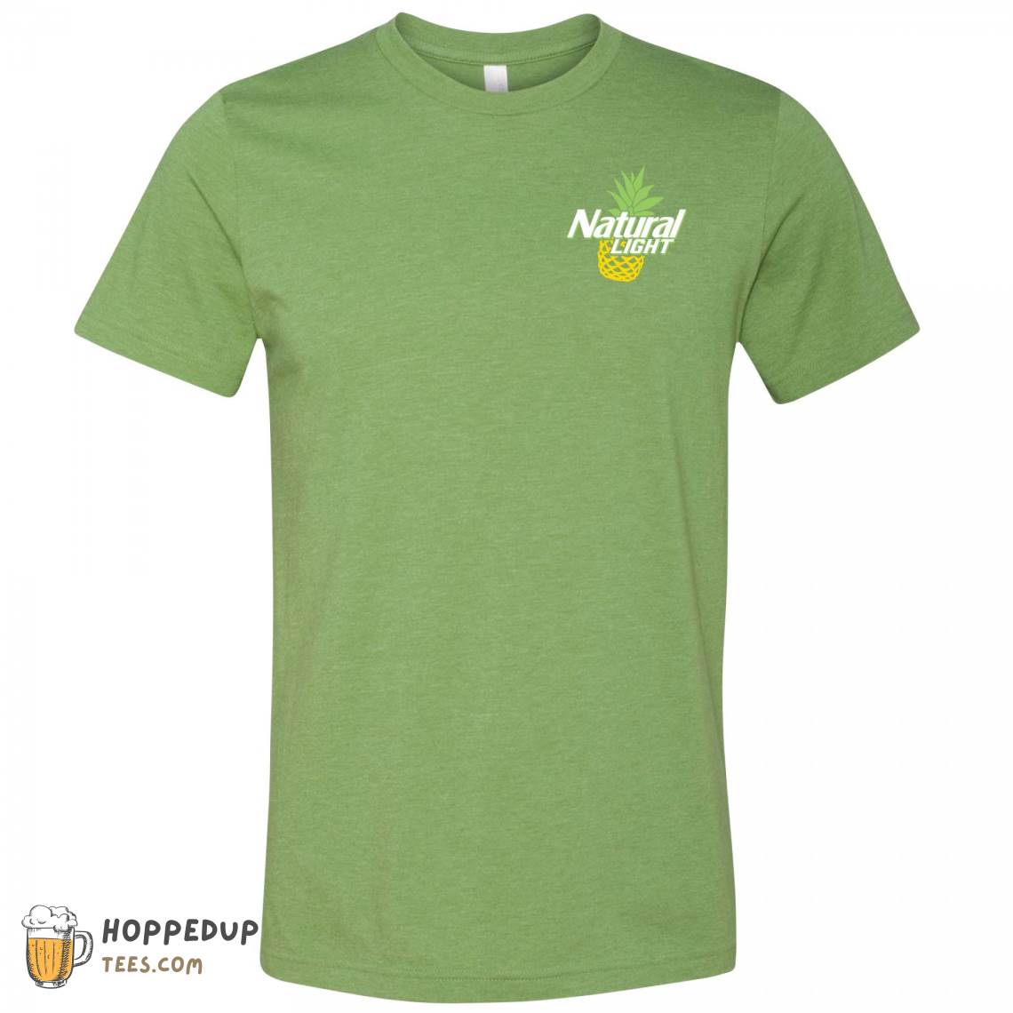 Natrual Light Naturdays Pineapple Green Colorway Tshirt