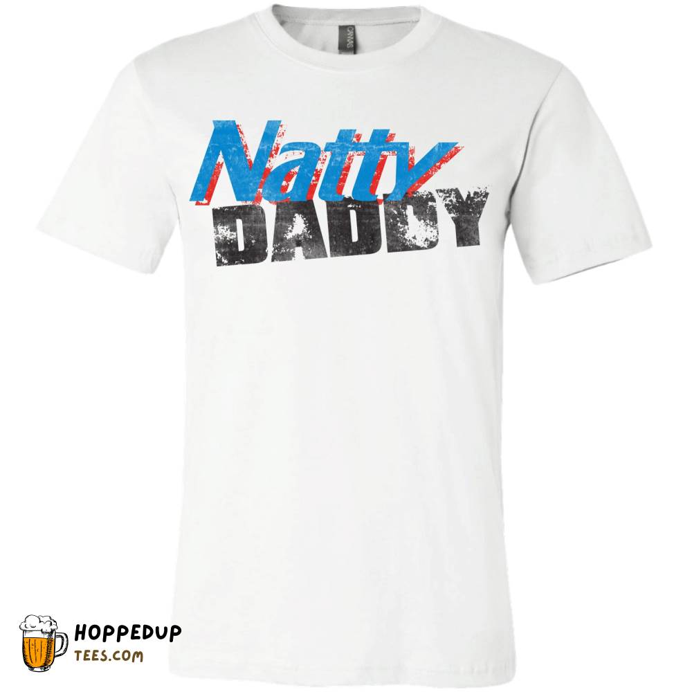 Natti Daddy Stacked Logo White Tee HU