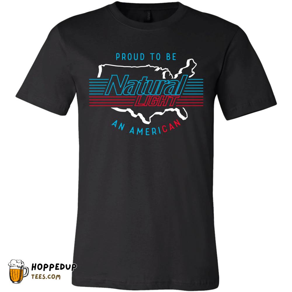 Natty Light Ameri-Can Black Tee HU