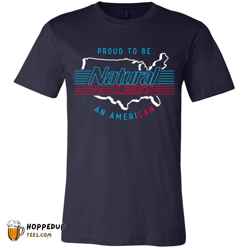Natty Light Ameri-Can Black Tee HU