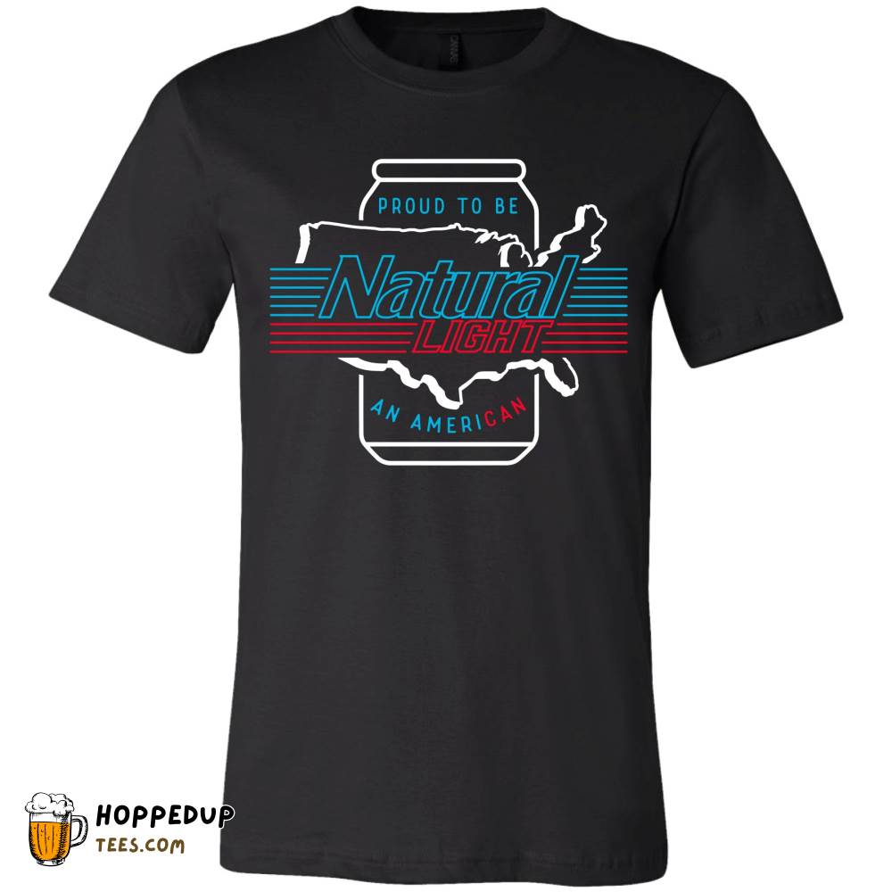 Natty Light Ameri-Can Black Version 2 Tee HU
