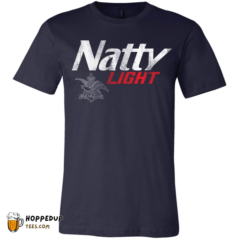 Natty Light Beer Heather True Royal Tee HU