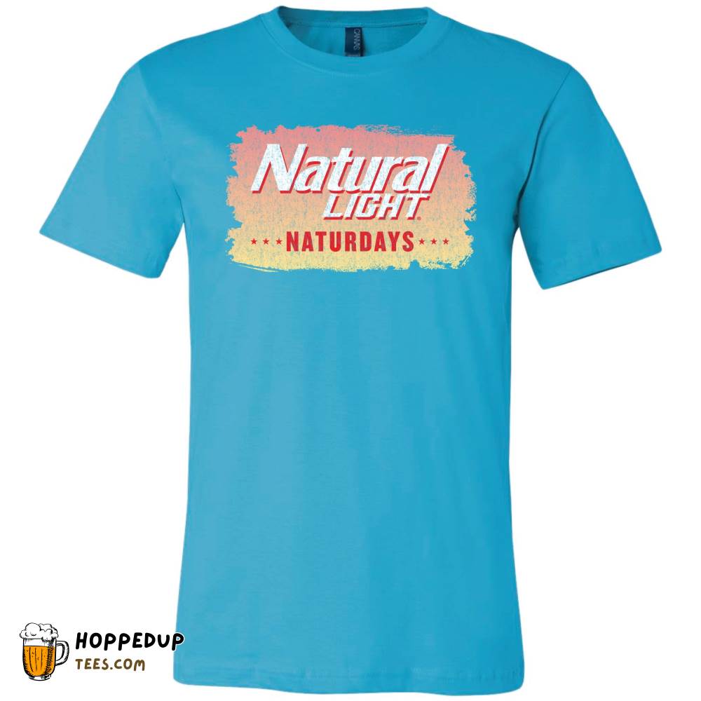 Natty Light Beer Tear Turquoise Tee HU
