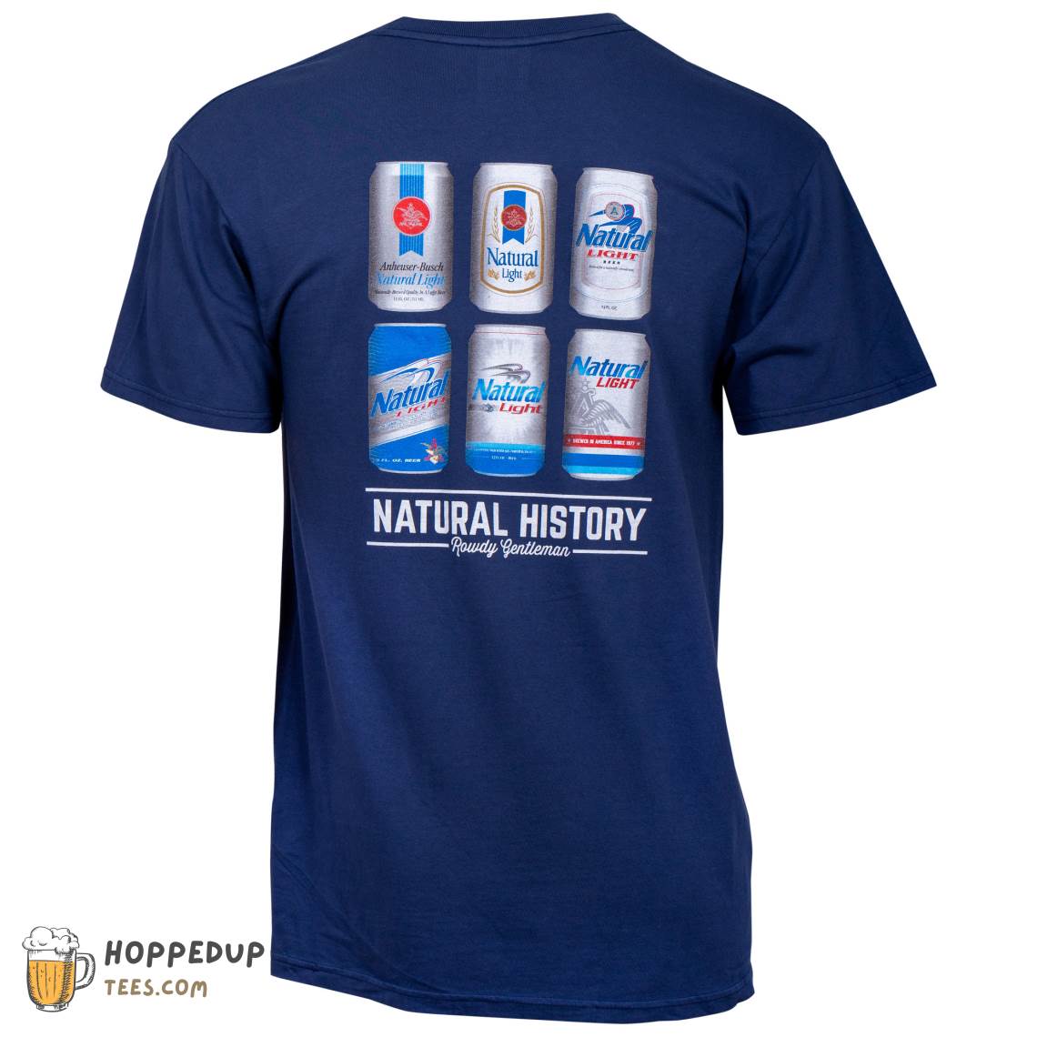 Natty Light Natural History Rowdy Gentleman T-Shirt