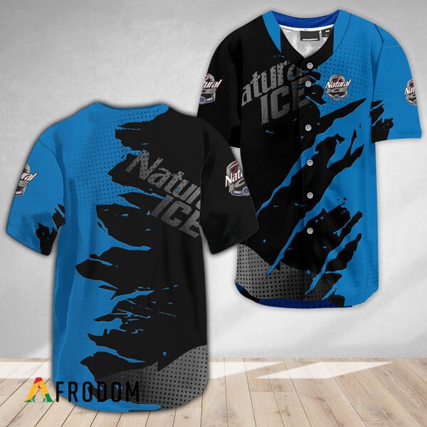 Natural Ice Crack Pattern Metal Baseball Jersey HU