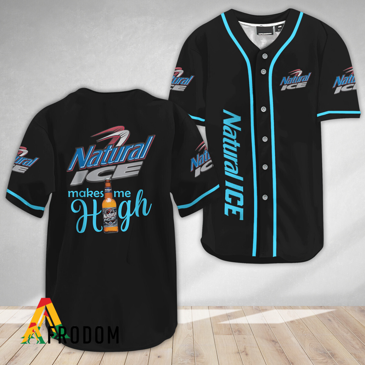 Natural Ice Make Me High Baseball Jersey HU