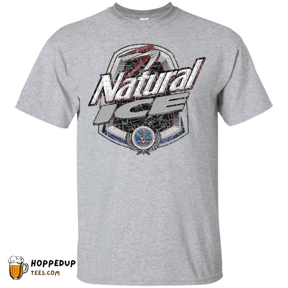 Natural Ice Vibrant Worn Label Pattern Custom Tee HU
