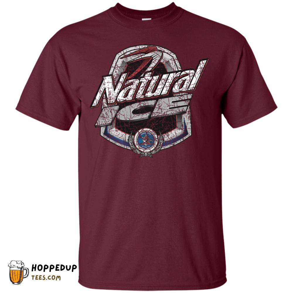 Natural Ice Vibrant Worn Label Pattern Custom Tee HU