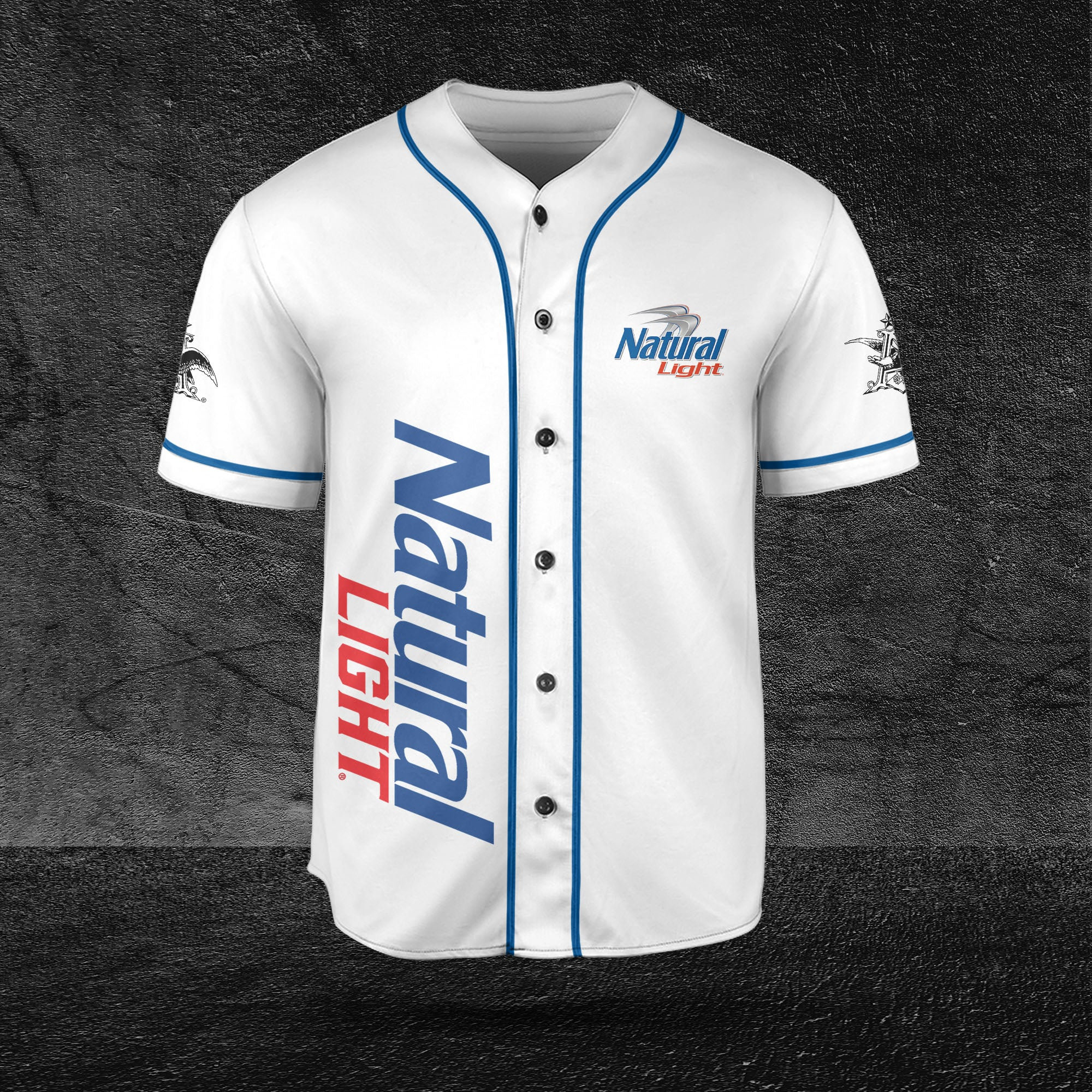 Natural Light Baseball Jersey for Beer and Vodka Lovers HU