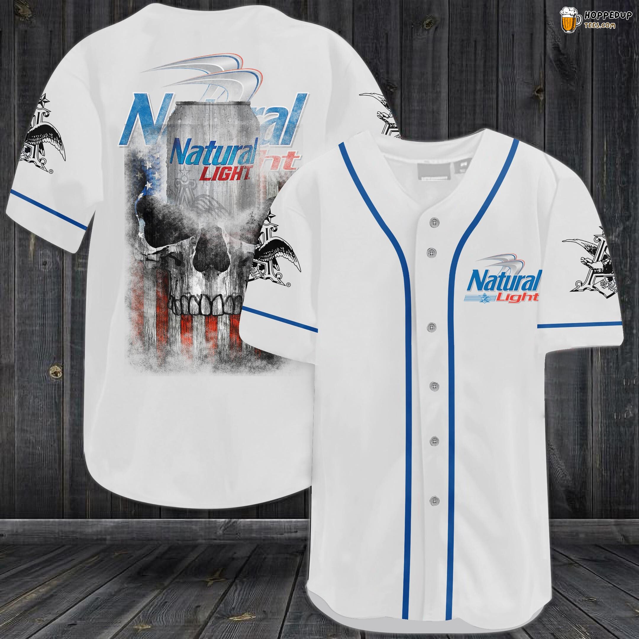 Natural Light Baseball Jersey NTL2503L1 Unisex Jersey Shirt