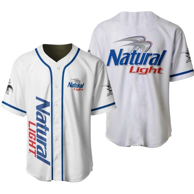 Natural Light Baseball Jersey Shirt for Beer Lovers HU