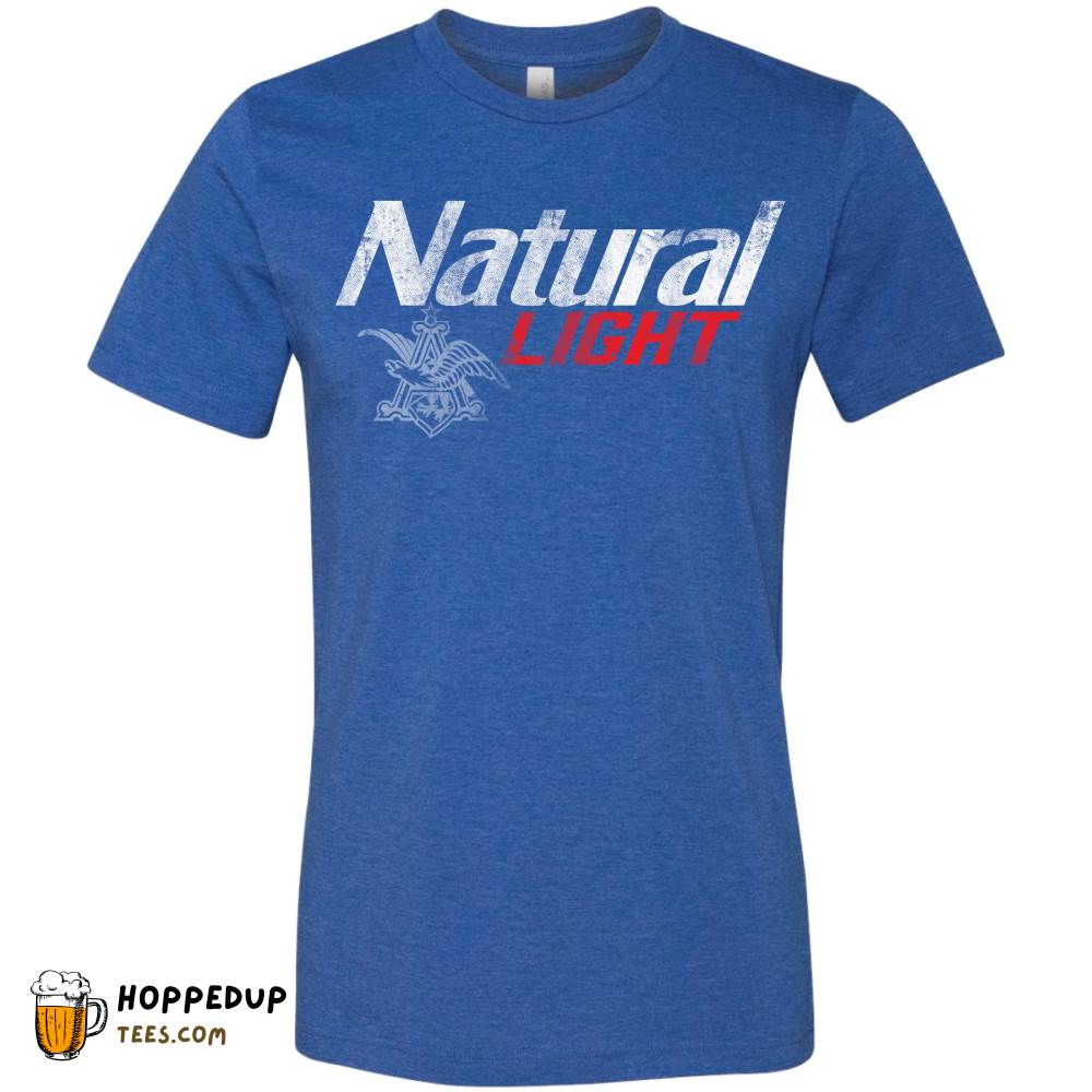 Natural Light Beer Athletic Heather Tee HU