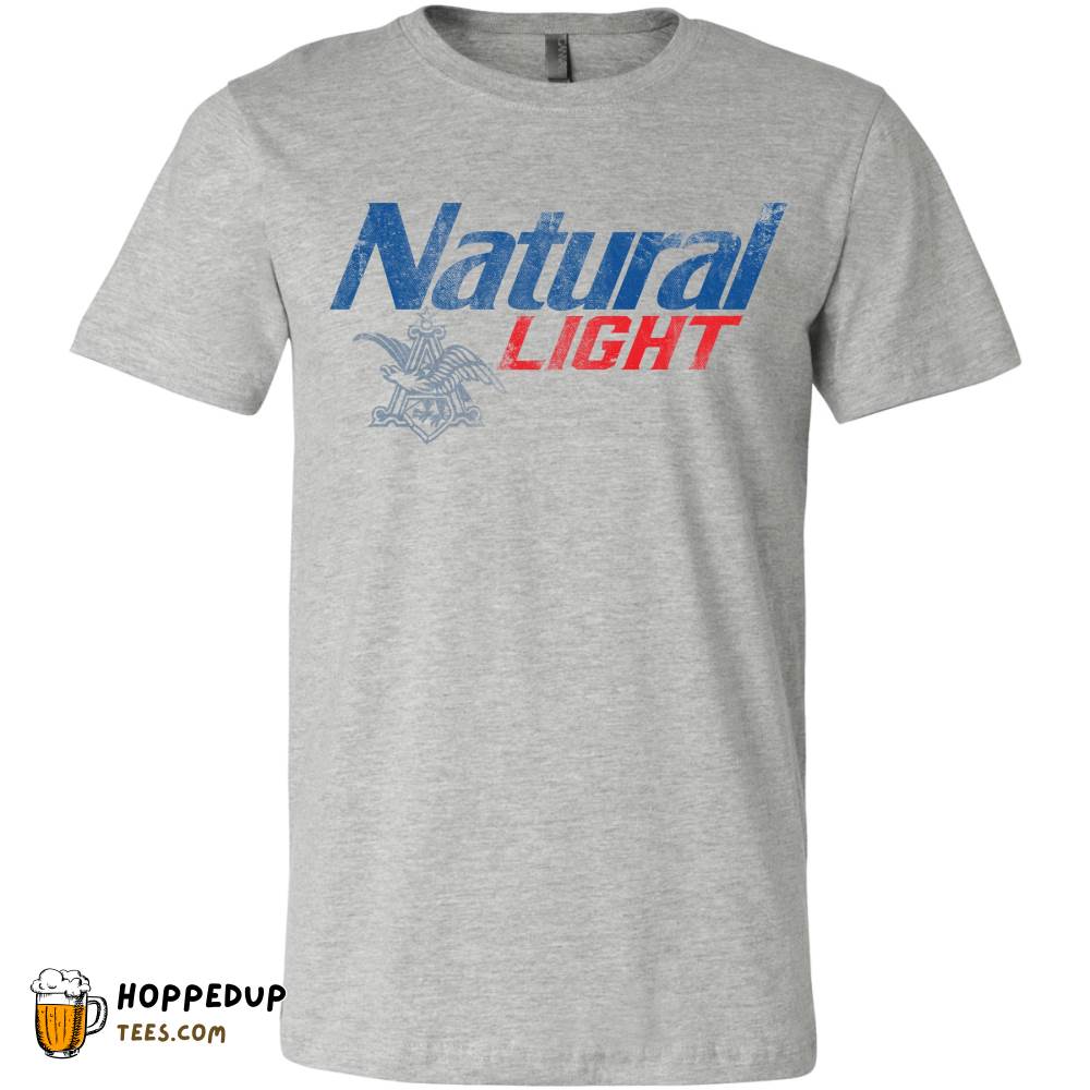 Natural Light Beer Athletic Heather Tee HU