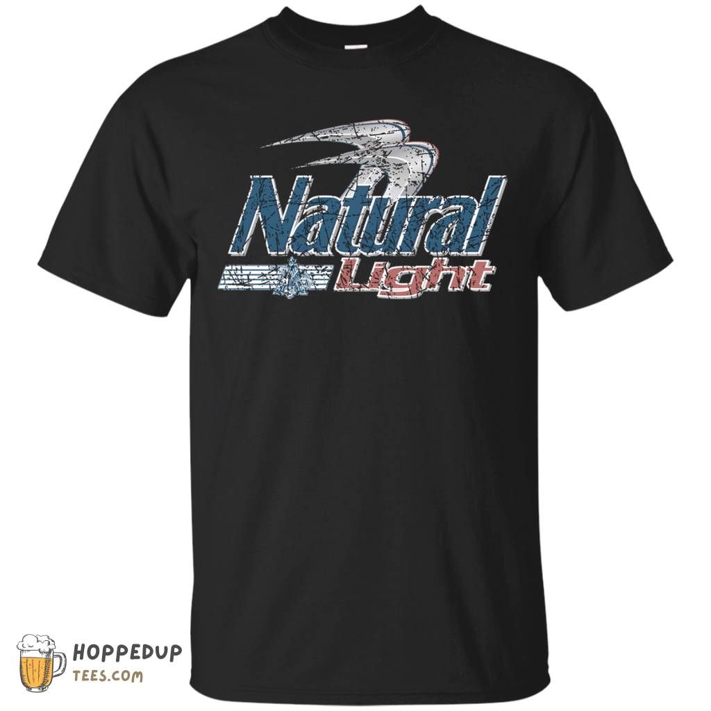 Natural Light Beer Brand Label Graphic Tee