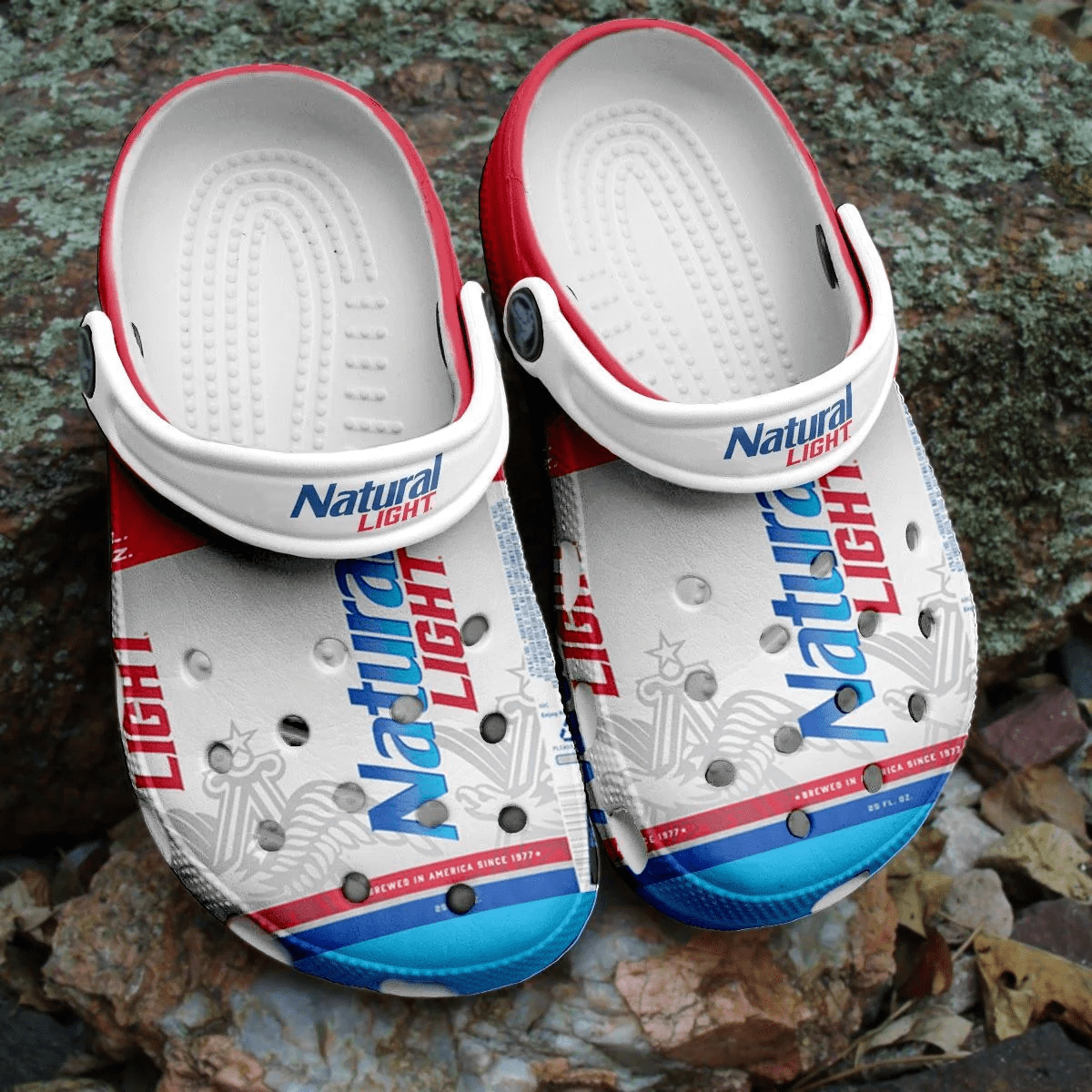 Natural Light Beer Comfort Crocband Clogs HU