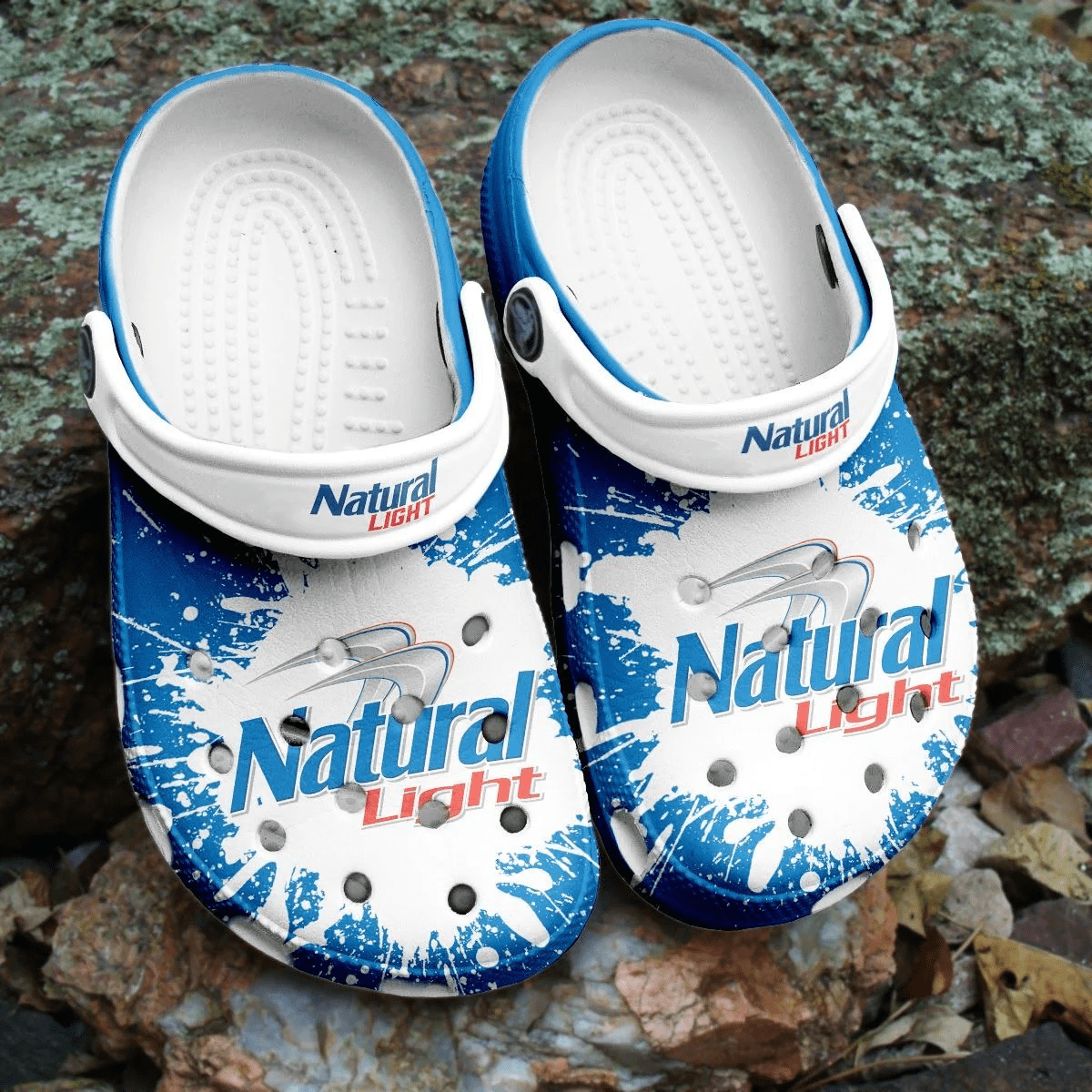 Natural Light Beer Crocs Crocband Comfy Clogs HU