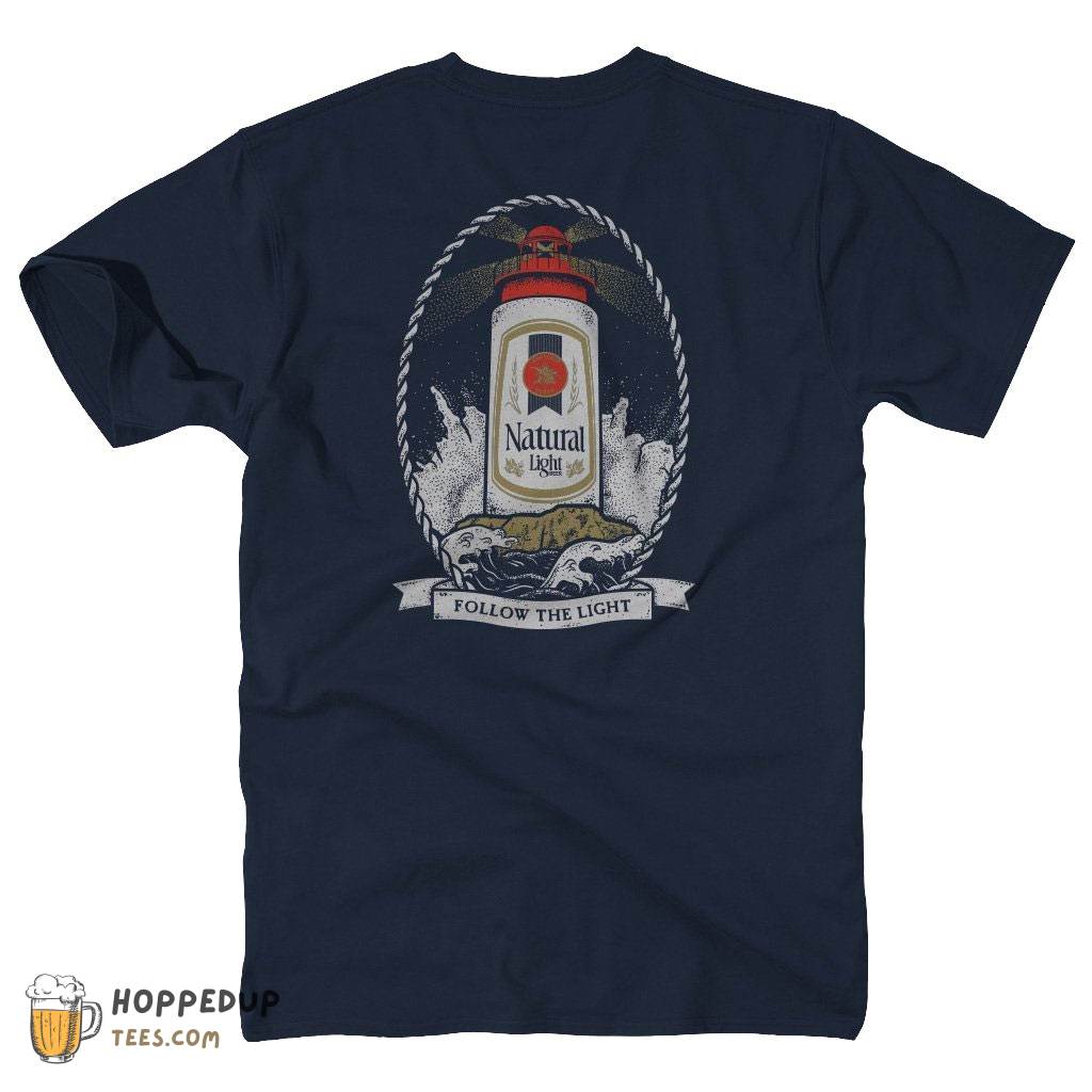 Natural Light Beer Lighthouse T Shirts