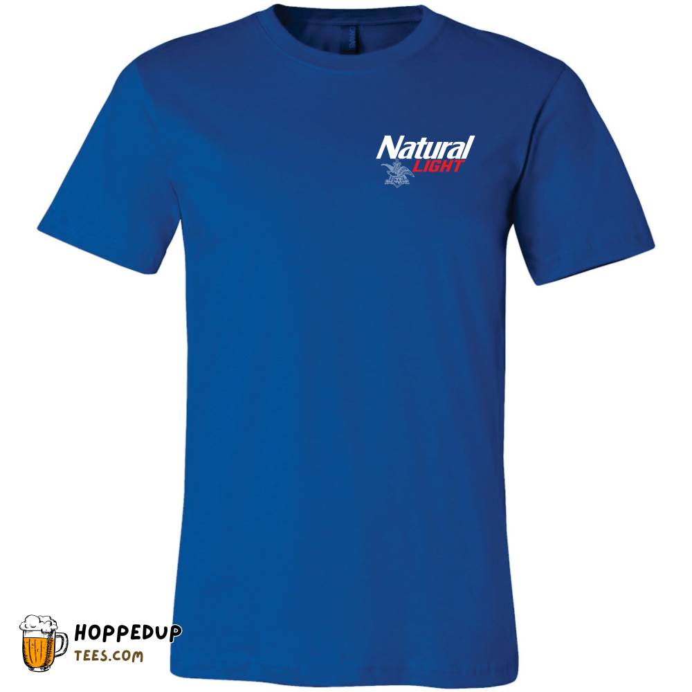 Natural Light Beer Logo True Royal Tee HU