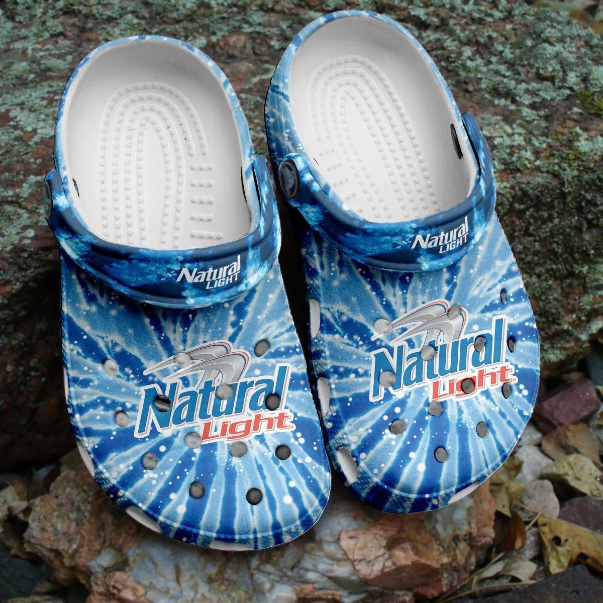 Natural Light Beer Themed Comfy Clogs HU