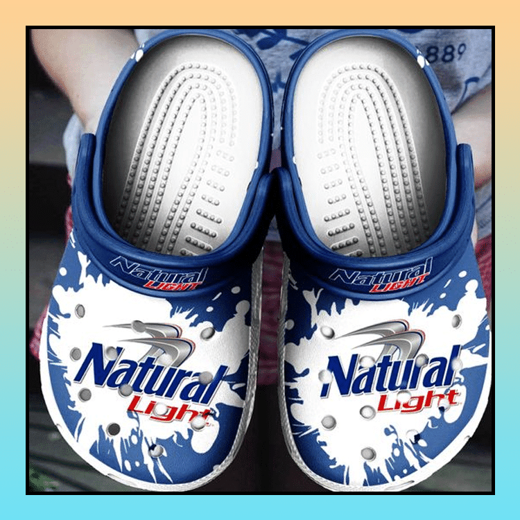 Natural Light Beer Themed Crocband Clogs HU