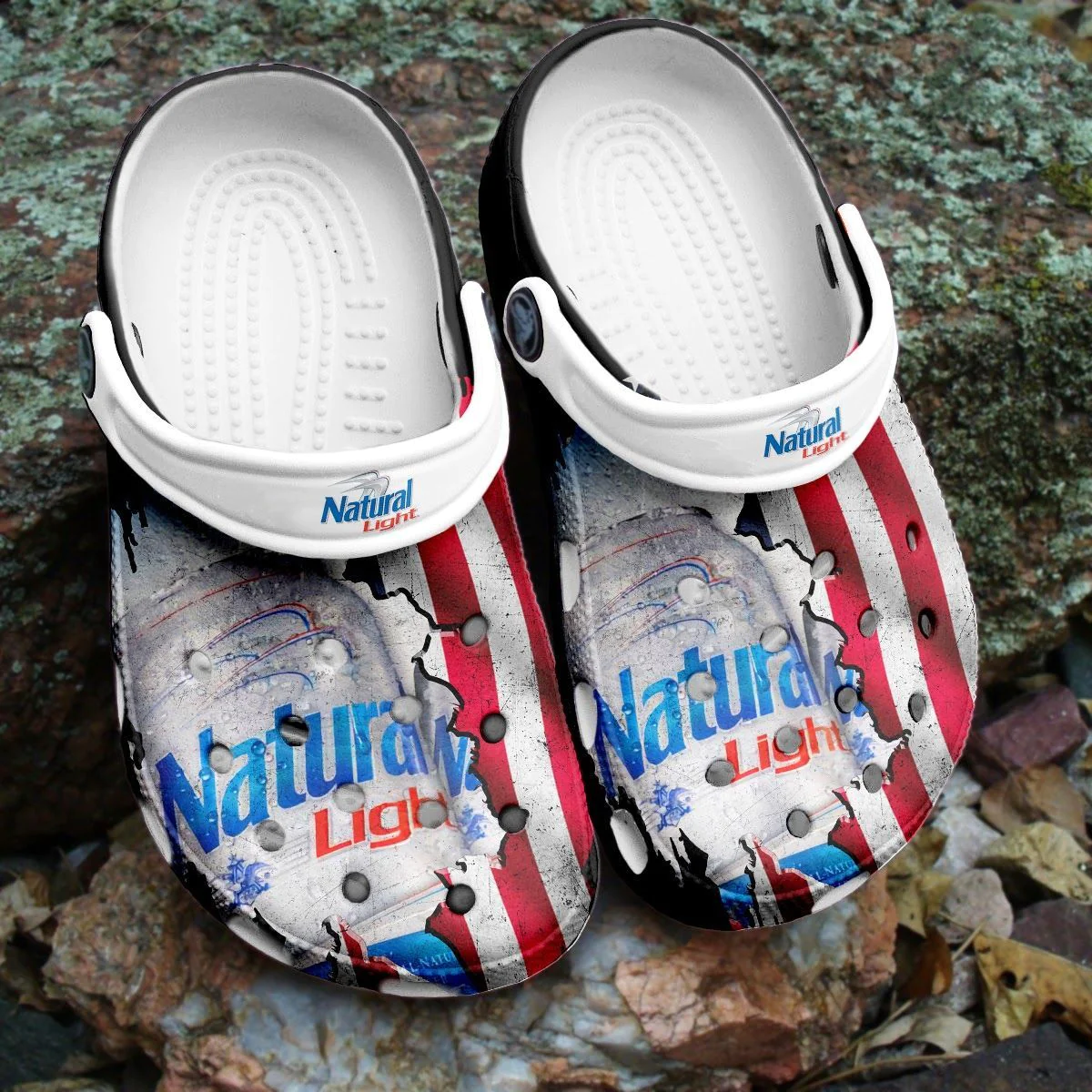 Natural Light Beer Unisex Comfy Crocband Clogs HU